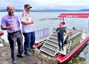 Pemkab Simalungun Terima Hibah 1 Unit Kapal Ponton Dari KASAD TNI AD