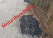 Proyek Jalan Lapen di Nagori Tanjung Saribu Diduga Asal Jadi, APH Diminta Turun Ke Lokasi
