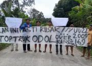Pemuda dan Masyarakat Kelurahan Sindar Raya Mengeluh Mobil Truk Over Kapasitas Perusak Jalan