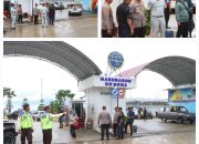 Kapolres Simalungun Tinjau Peningkatan Arus Penumpang di Pelabuhan Tigaras Selama Operasi Lilin Toba 2024