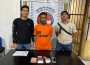 Personil Sat Narkoba Polres Simalungun,Berhasil Ringkus Bandar Sabu Di Perkebunan Sawit.