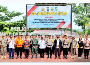 Wakil Bupati Simalungun Hadiri Apel Gabungan Siaga Bencana di Polres Simalungun