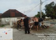 Bhabinkamtibmas Polsek Bosar Maligas Pimpin Gotong Royong di Masjid Jami’ Ujung Padang