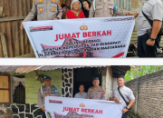 Polsek Perdagangan Berbagi Kebahagiaan dengan Masyarakat Kurang Mampu Melalui Jumat Barokah