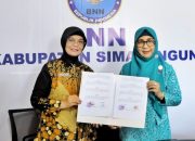*Dalam Upaya P4GN, TP PKK Simalungun dan BNN Tandatangani Nota Kesepakatan*