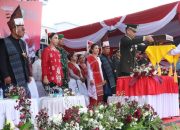 Upacara Penurunan Bendera HUT ke-80 Kemerdekaan RI Tahun 2025 di Kabupaten Simalungun Berjalan Khidmat dan Lancar