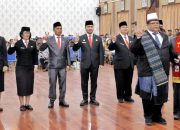 Bupati Simalungun Lantik Mixnon Andreas Simamora Sebagai Sekda Simalungun